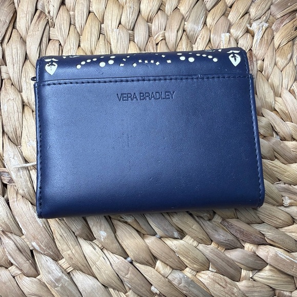 Vera Bradley Navy Blue Women's Wallet with Cutout Design - Picture 2 of 7